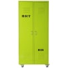 Dressing indus en métal vert L 85 cm